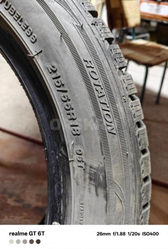 Продам зима 215/55/R18 один сезон, состояние отличное. - Орск