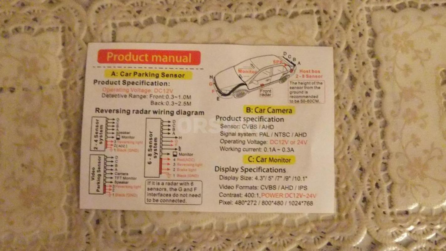 Камера видео автомобильная заднего вида. - Орск