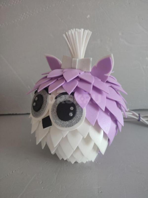 Милые и забавные совушки-светильники ручной работы,ждут своего хозяина. - Орск