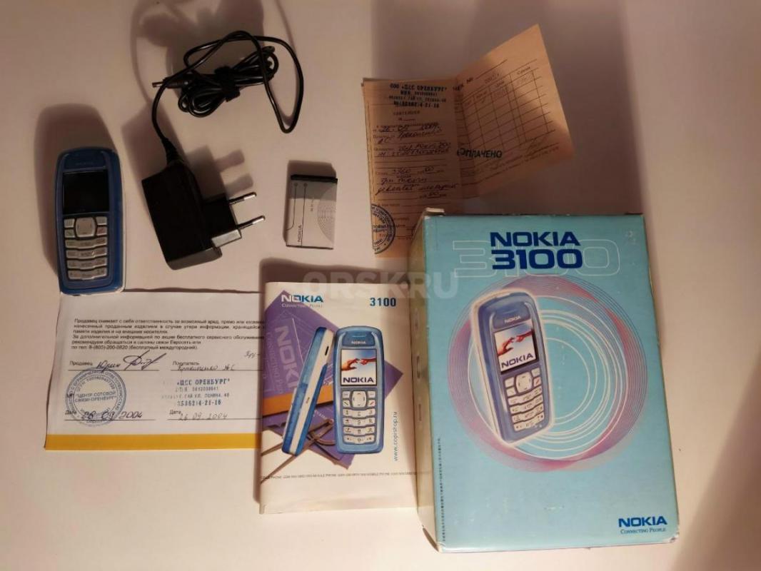 Продам оригинальный, рабочий телефон NOKIA 3100, в отличном состоянии. - Гай
