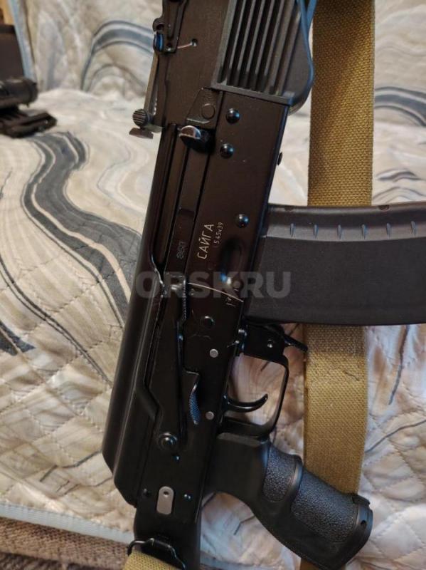 Сайга мк исполнение 030 калибр 5,45 ,в отличном состоянии, настрел несколько пачек, на охоте не было - Орск
