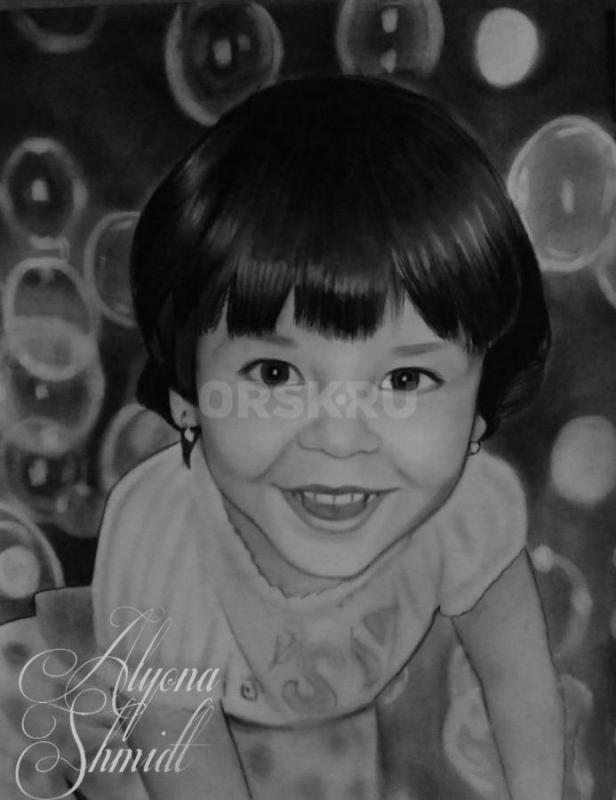 Портреты по фото на заказ в Орске !
- Ручная работа 
- Бесплатный подбор фона и совмещение с разны - Орск