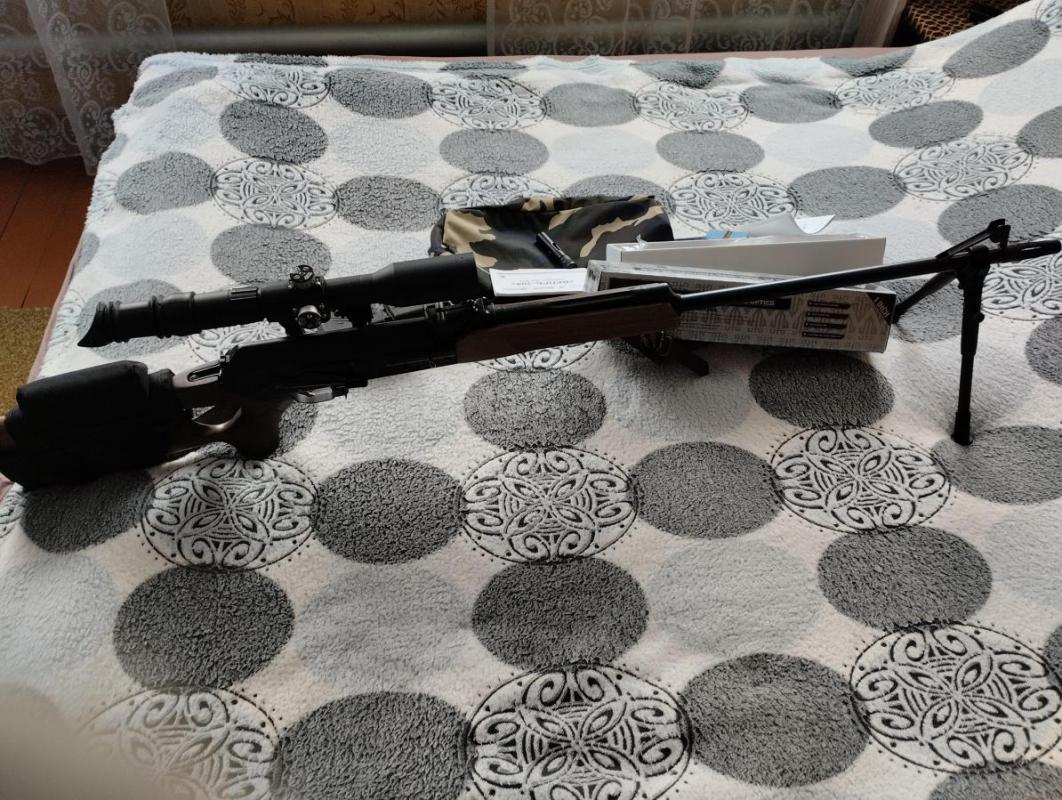 Продам охотничий карабин СОК-95, кл. 7.62/51 длина ствола 700 мм, оптика ВОМЗ 8/42 , постоянный, нас - Орск