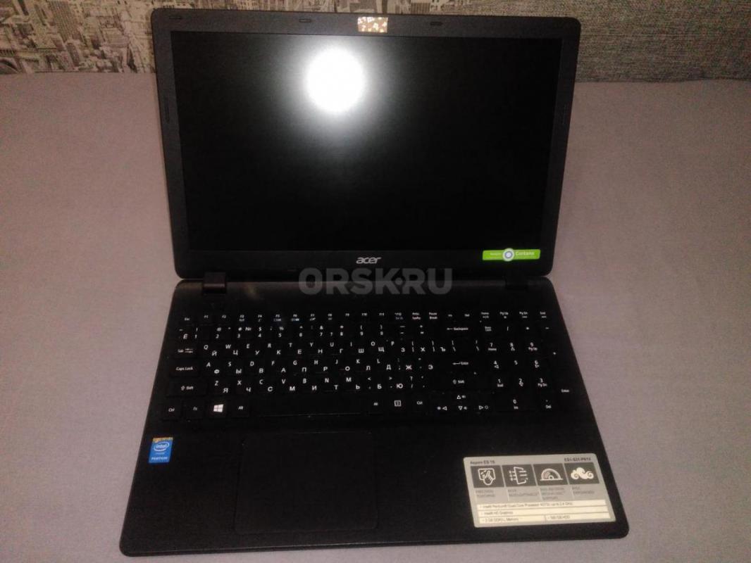 Продам 15.6" Ноутбук Acer Aspire ES 15 ES1-531-P81V (HD) Pentium N3700(1.6)/2048/500/IntelH - Орск