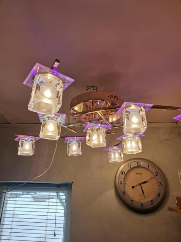 Красивая люстра светодиодная  пульт- различные режимы работы - Орск