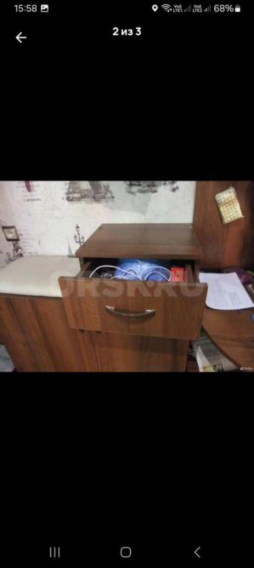 Тумба для обуви в прихожую, сделана под заказ, с мягким сиденьем. - Орск