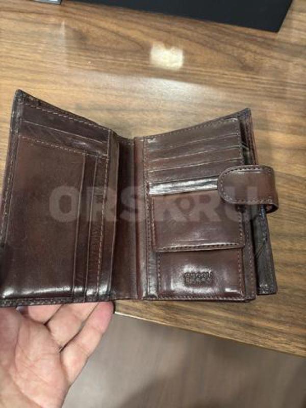 Лопатник мужской, б/у, кожа, отл сост - Орск