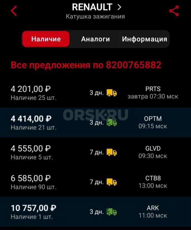 Катушка зажигания RENAULT 8200765882 оригинал турция. - Орск