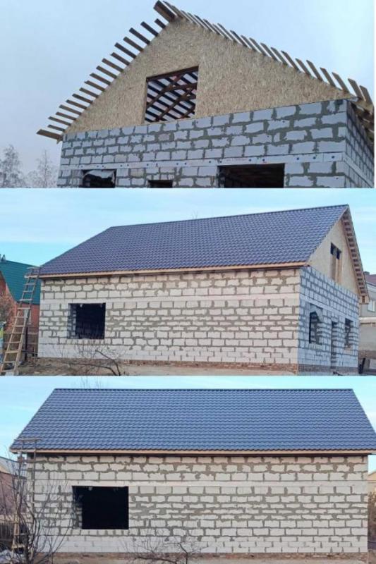 КРОВЕЛЬНЫЕ РАБОТЫ,  строительство крыш,  КРОВЛЯ , установка водостока и снегазадержателей, 
Заборы - Орск