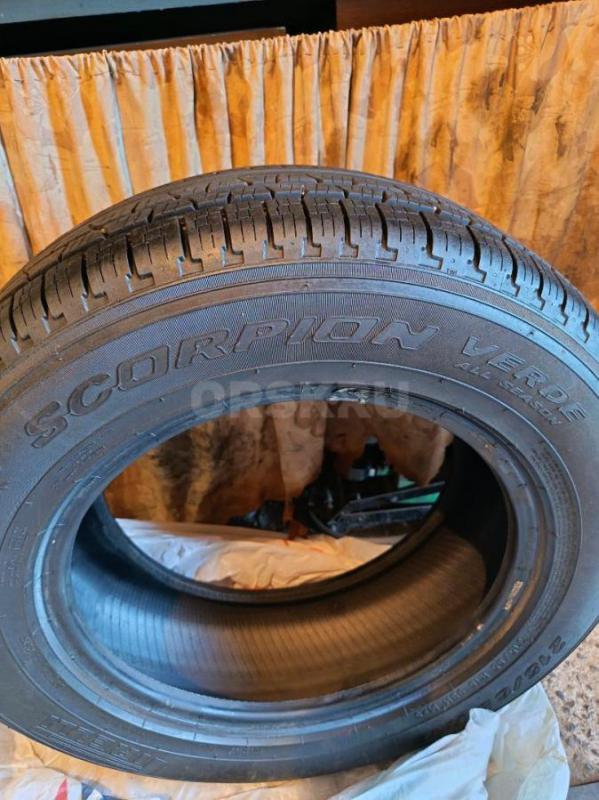 Продам две шины Pirelli scorpion Verde all season, протектор в новом состоянии, шины ремонтные, езди - Орск