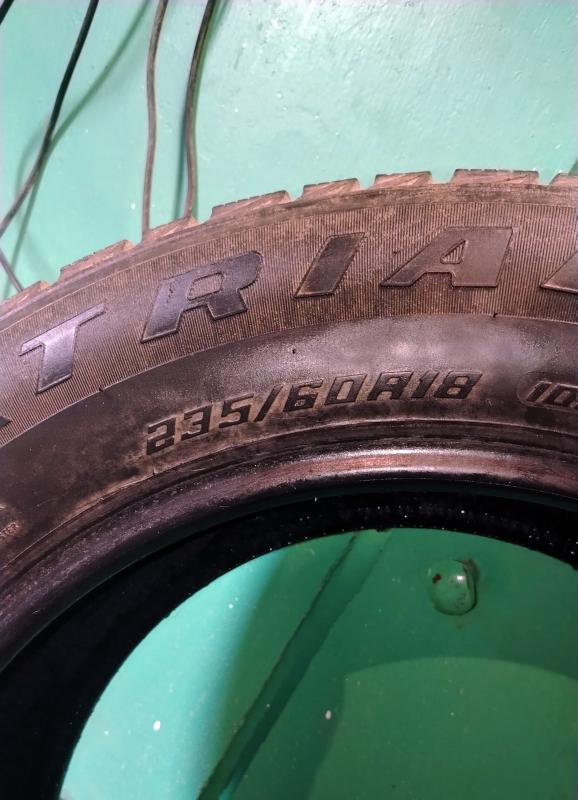 Продам комплект зимней резины Triangle TR777 Snow Lion 235/60/r18. - Новотроицк