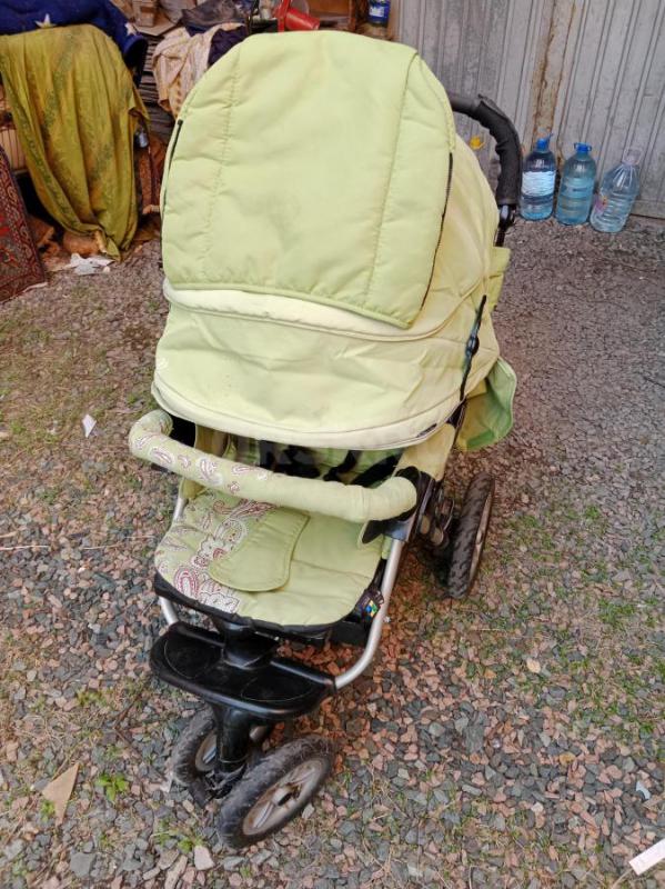 Детская коляска Capella раскладывается в хорошем состоянии район 2й участок - Орск