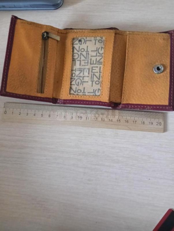 Кошелёк женский из натуральной  кожи  ручной работы. - Орск