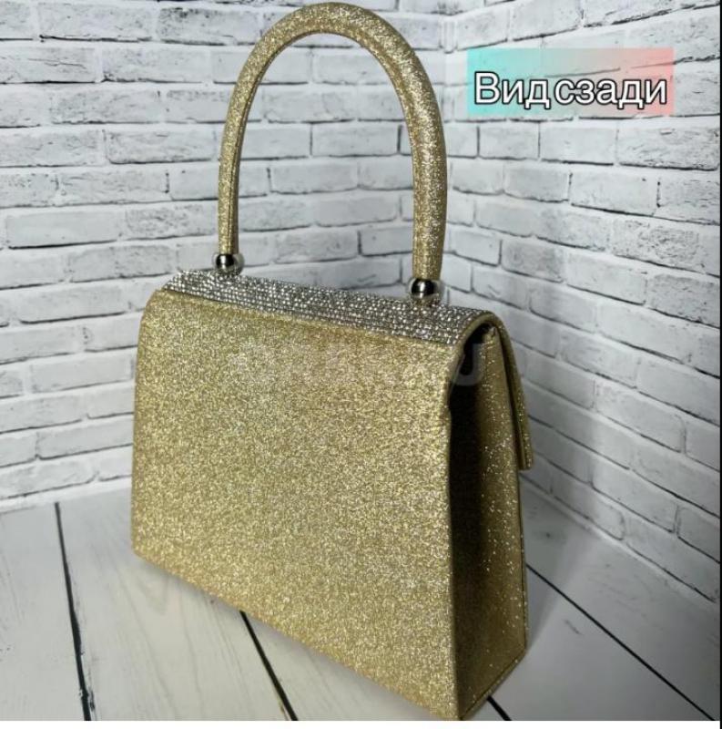 Продам сумку золотого цвета, размеры указаны на фото - Орск