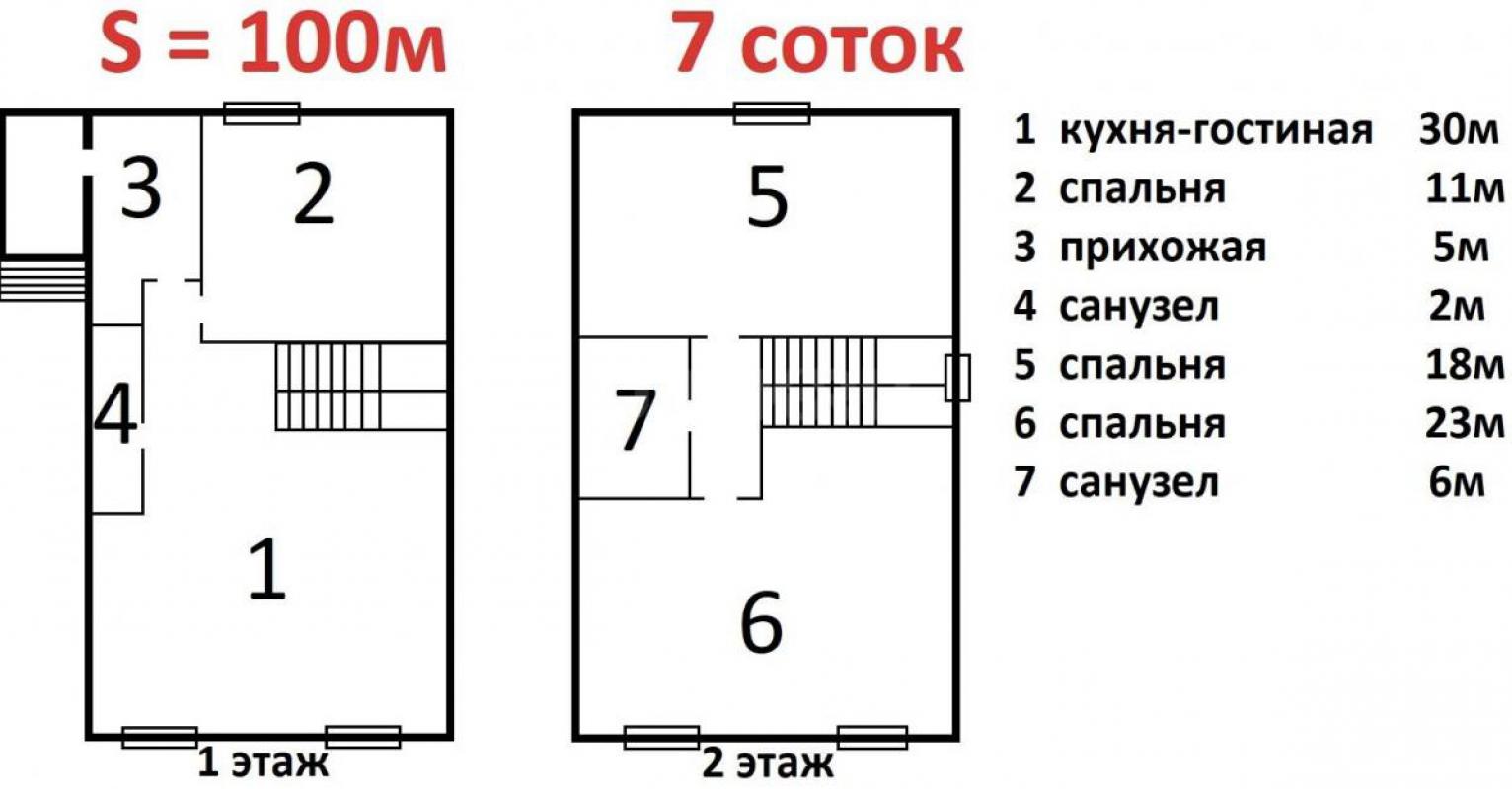 Красивый новый 2-эт. - Орск