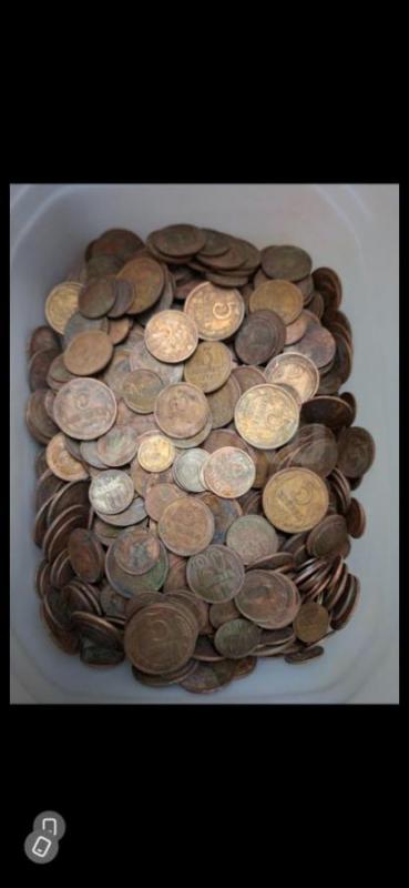 Продам монеты СССР 1, 2, 3, 5, 10, 15, 20 копеек от 1960 - 1990года в количестве 550шт. - Орск