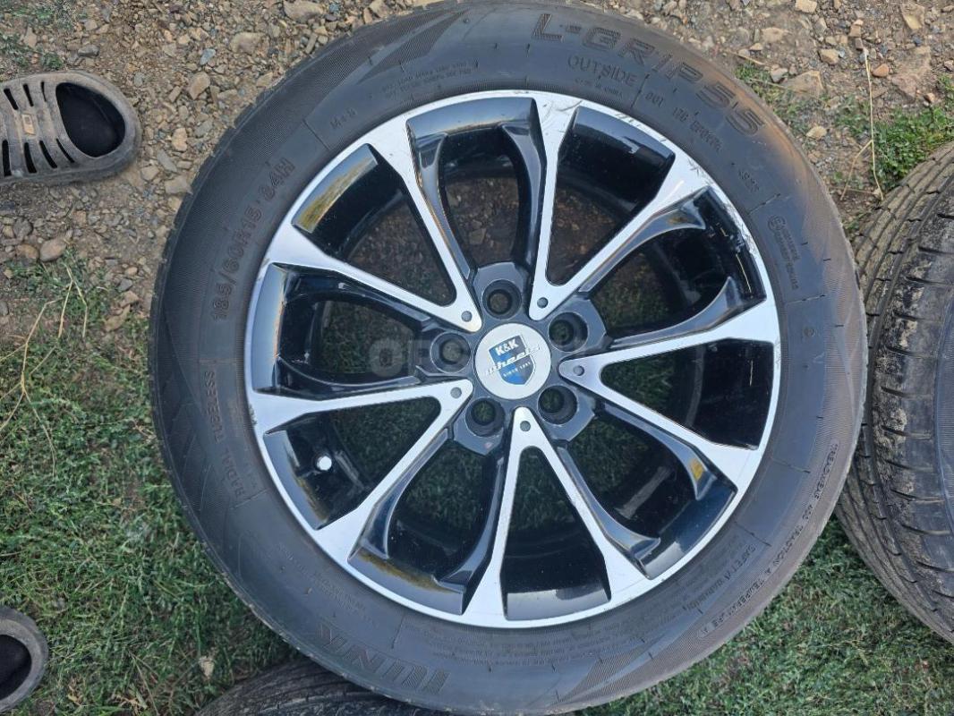 Продам комплект колес 5x100
Резина отъездила сезон ( L-Grip55) 185-60-r15 небольшой торг - Гай