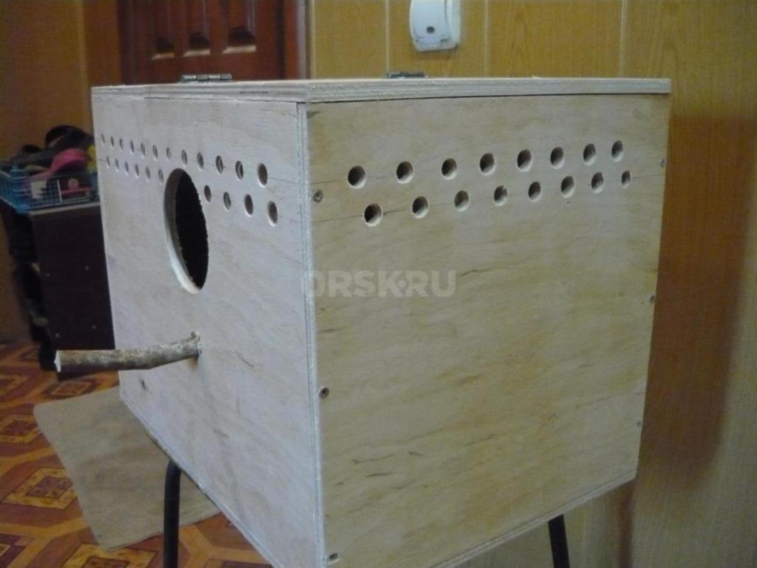 Продам гнездовой домик для попугаев. - Орск