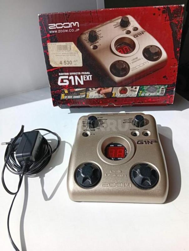 ПРОДАМ :
Гитарная педаль эффектов Guitar Effects Pedal G1Nex от компании ZOOM.
2500 руб. - Новотроицк